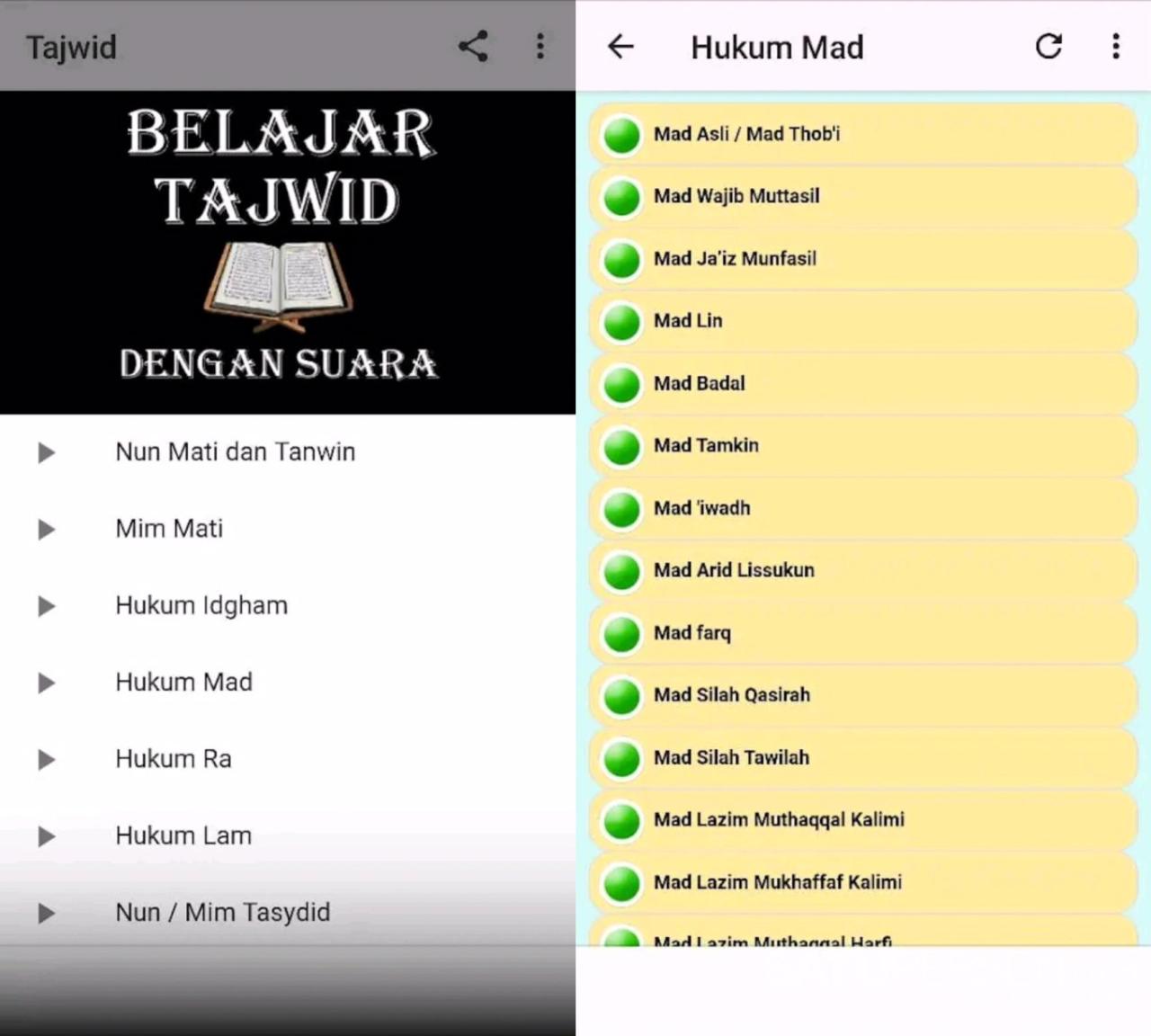 Aplikasi tajwid offline untuk belajar di mana saja