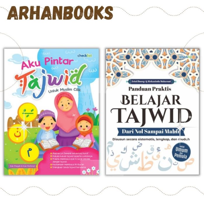 Buku panduan belajar tajwid untuk anak-anak