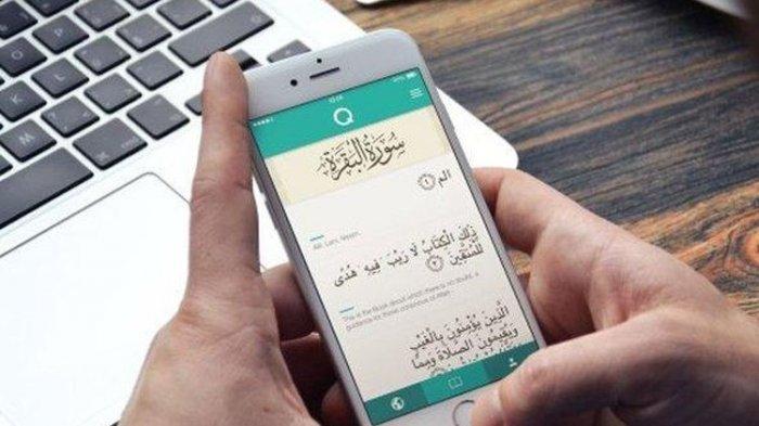 Quran belajar tampilan latihan membaca mari ramadhan awali