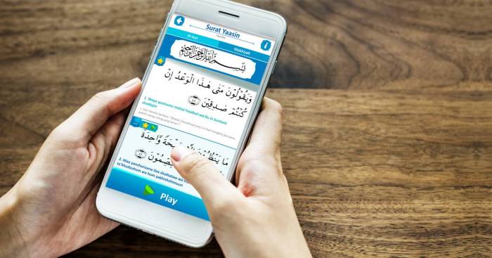 Aplikasi Belajar Membaca Al Quran Dengan Fitur Audio Dan Video