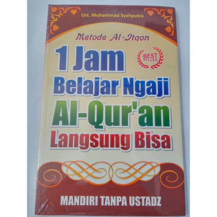 Buku panduan belajar ngaji Quran untuk anak-anak