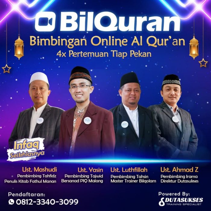 Belajar Membaca Al Quran Online Dengan Tutor Berpengalaman